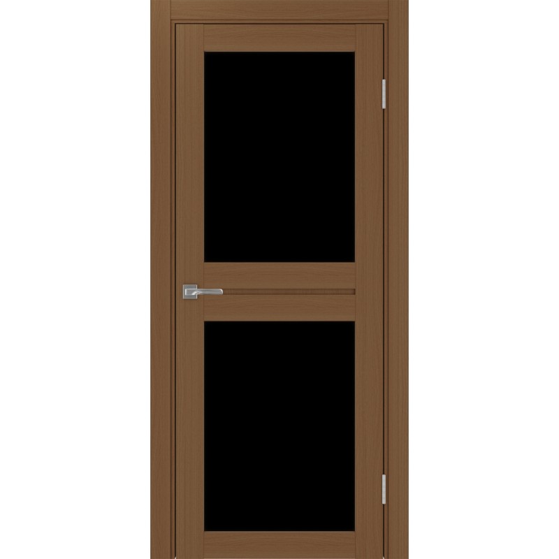 Межкомнатная дверь Турин 520.212, цвет орех NL, заполнение LACчерный, размер 200*80 см.