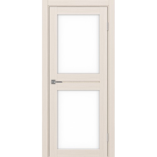 Турин 520.212, цвет Ясень перламутровый стекло LACбелый, размер 80*200 см.