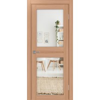 Турин 520.212, цвет ясень тёмный, заполнение Зеркало/Зеркало, размер 200*80 см.