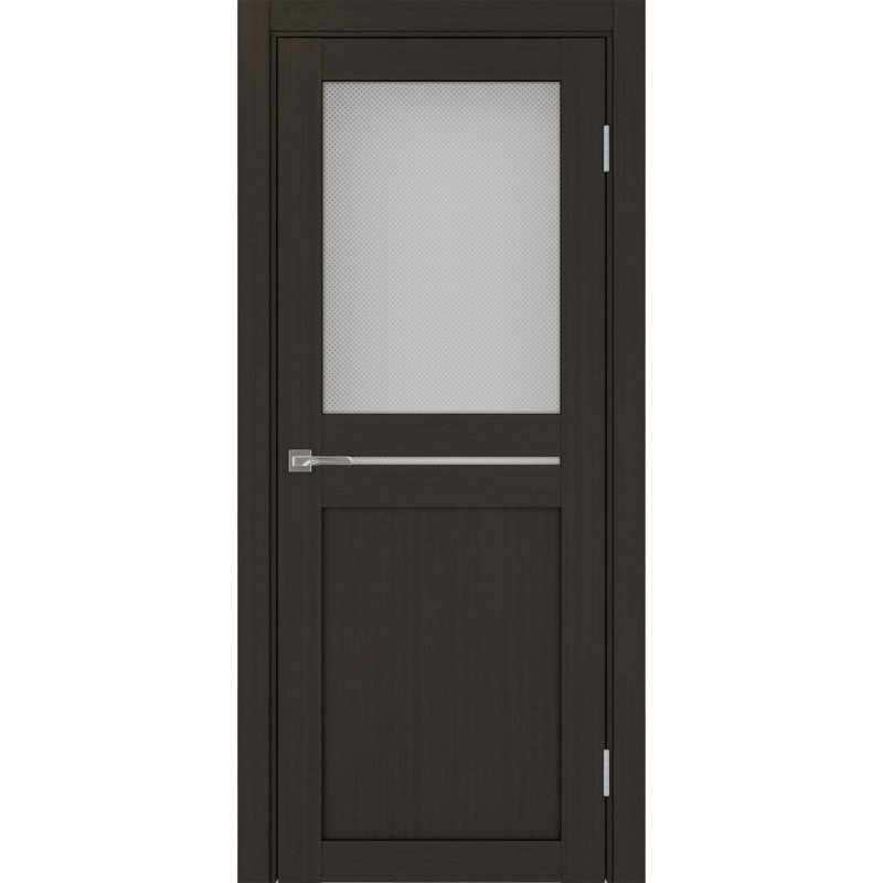 Межкомнатная дверь Турин 520.221, цвет венге FL, заполнение Пунта бесцветное, размер 200*80 см.