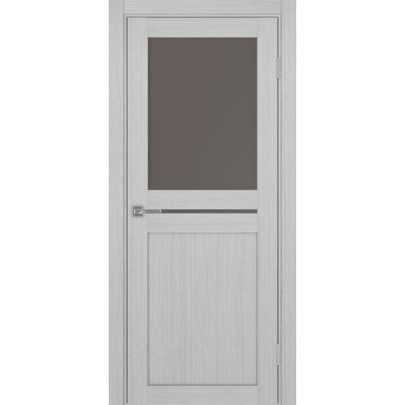 Межкомнатная дверь Турин 520.221, цвет дуб серый FL, заполнение Бронза матовое, размер 200*80 см.