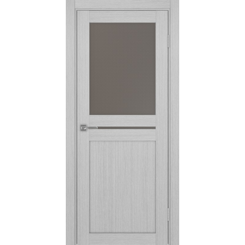 Межкомнатная дверь Турин 520.221, цвет дуб серый FL, заполнение Пунта бронзовое, размер 200*80 см.