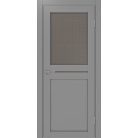 Турин 520.221, цвет серый, заполнение Пунта бронзовое, размер 200*80 см.