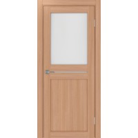 Турин 520.221, цвет ясень тёмный, стекло Кризет бесцветное, размер 90*200 см.