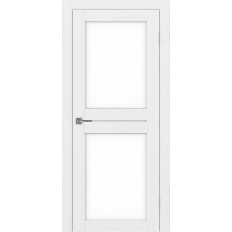Межкомнатная дверь Турин 520.222, цвет белый лёд, заполнение LACбелый, размер 200*80 см.
