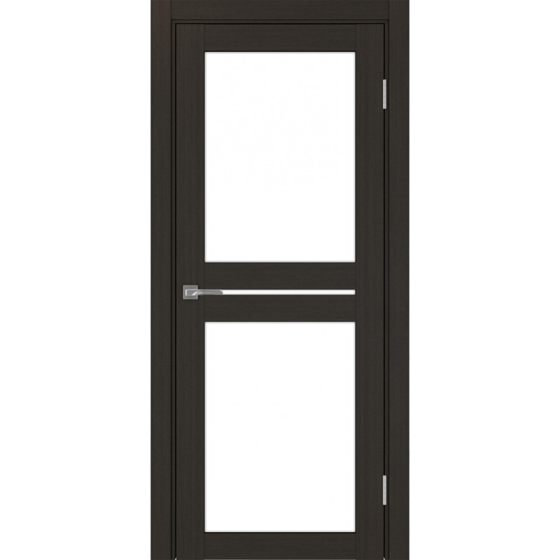 Межкомнатная дверь Турин 520.222, цвет венге FL, заполнение LACбелый, размер 200*80 см.