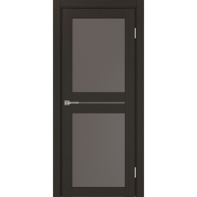 Межкомнатная дверь Турин 520.222, цвет венге FL, заполнение Бронза матовое, размер 200*80 см.