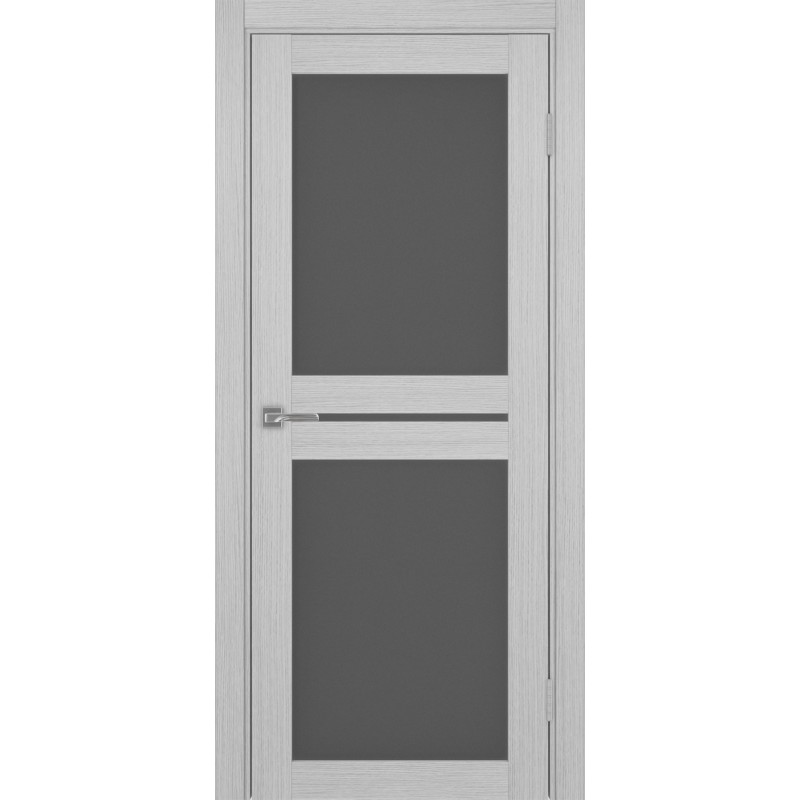 Межкомнатная дверь Турин 520.222, цвет дуб серый FL, заполнение Графит матовое, размер 200*80 см.