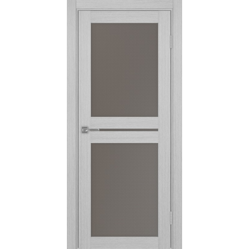 Межкомнатная дверь Турин 520.222, цвет дуб серый FL, заполнение Пунта бронзовое, размер 200*80 см.