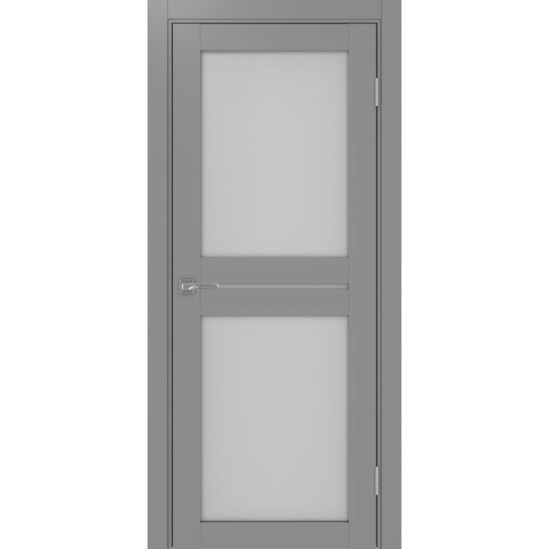 Межкомнатная дверь Турин 520.222, цвет серый, заполнение Мателюкс, размер 200*80 см.