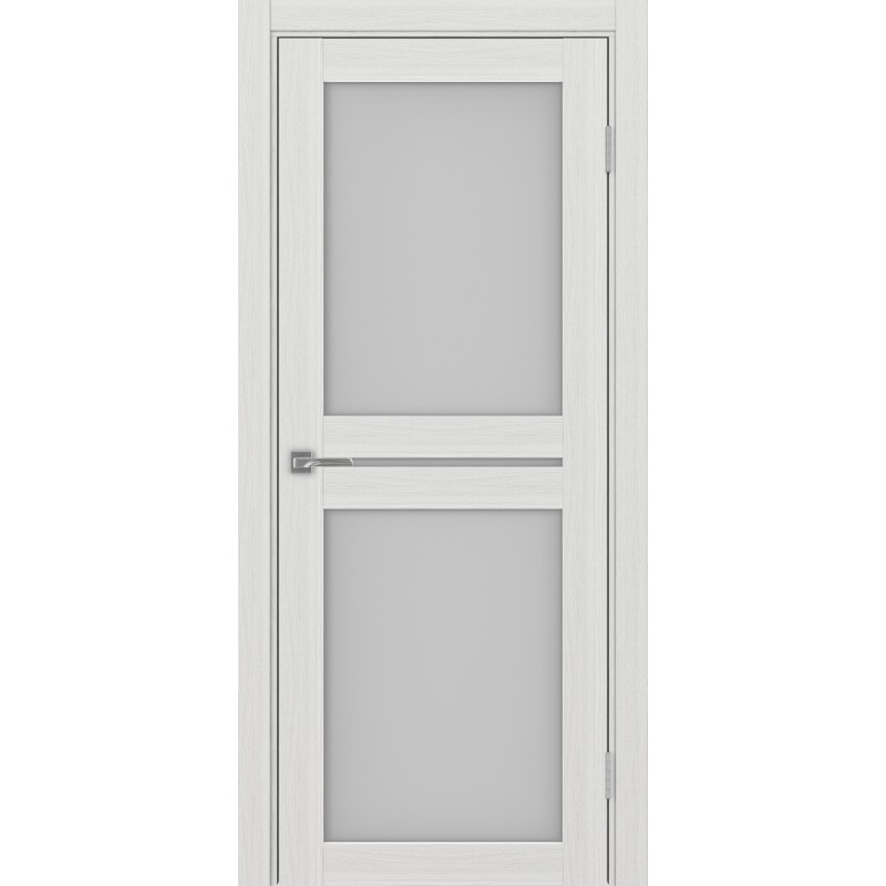 Межкомнатная дверь Турин 520.222, цвет ясень серебристый, заполнение Мателюкс, размер 200*80 см.