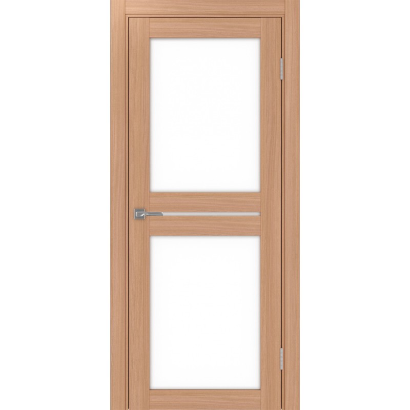 Межкомнатная дверь Турин 520.222, цвет ясень тёмный, заполнение LACбелый, размер 200*80 см.