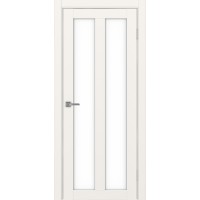 Турин 521.22, цвет Бежевый стекло LACбелый, размер 80*200 см.