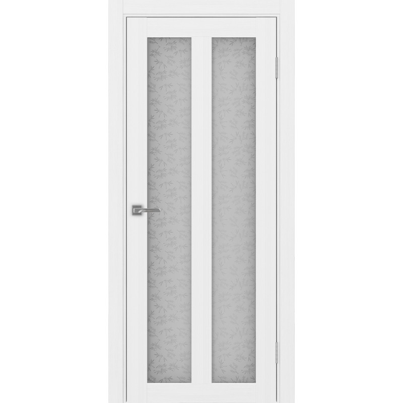Межкомнатная дверь Турин 521.22, цвет белый лёд, заполнение Дали бесцветное, размер 200*80 см.