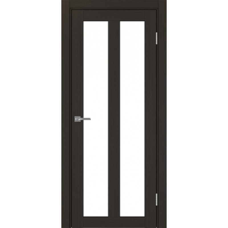 Межкомнатная дверь Турин 521.22, цвет венге FL, заполнение LACбелый, размер 200*80 см.