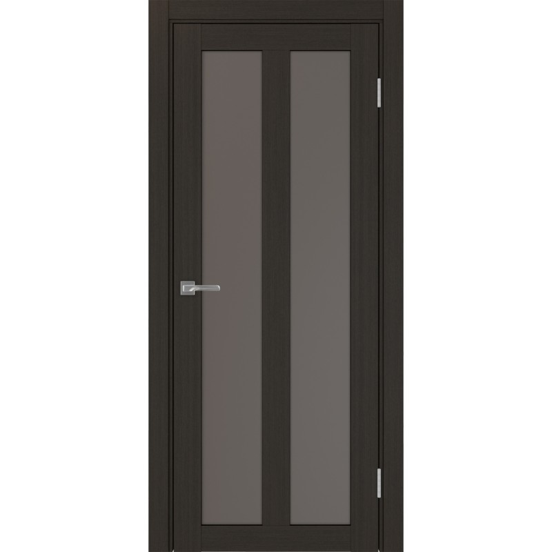 Межкомнатная дверь Турин 521.22, цвет венге FL, заполнение Бронза матовое, размер 200*80 см.