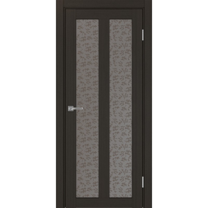 Межкомнатная дверь Турин 521.22, цвет венге FL, заполнение Дали бронзовое, размер 200*80 см.