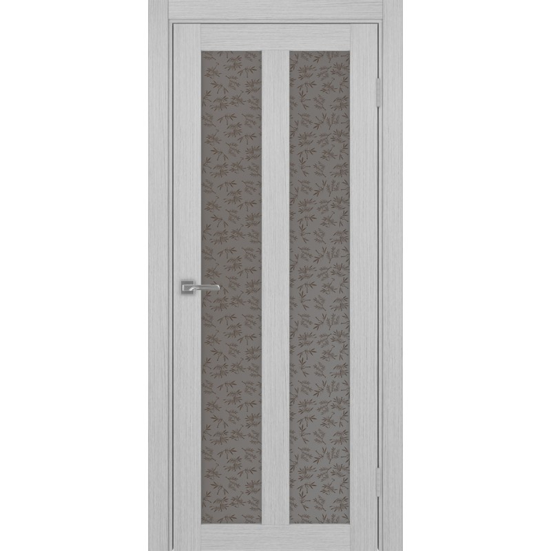 Межкомнатная дверь Турин 521.22, цвет дуб серый FL, заполнение Дали бронзовое, размер 200*80 см.