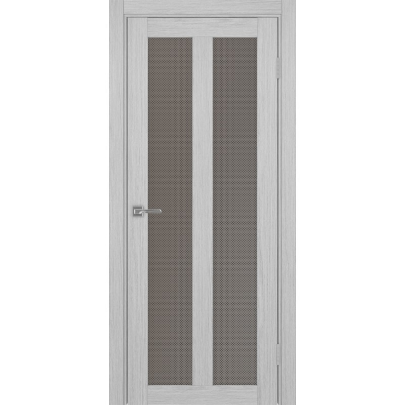 Межкомнатная дверь Турин 521.22, цвет дуб серый FL, заполнение Пунта бронзовое, размер 200*80 см.