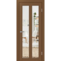 Турин 521.22, цвет орех NL, заполнение Зеркало/Зеркало, размер 200*80 см.