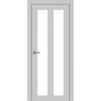 Турин 521.22, цвет Пепельный стекло LACбелый, размер 80*200 см.