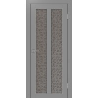 Турин 521.22, цвет серый, заполнение Дали бронзовое, размер 200*80 см.