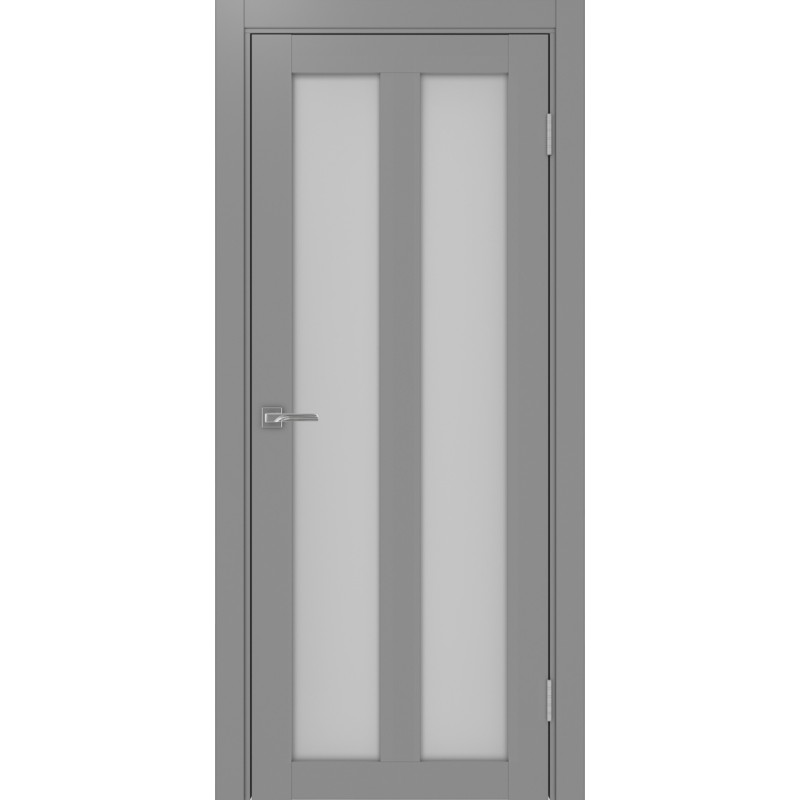 Межкомнатная дверь Турин 521.22, цвет серый, заполнение Мателюкс, размер 200*80 см.