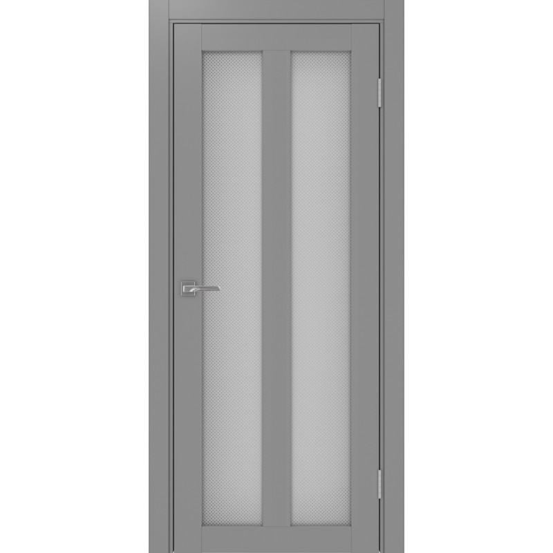 Межкомнатная дверь Турин 521.22, цвет серый, заполнение Пунта бесцветное, размер 200*80 см.