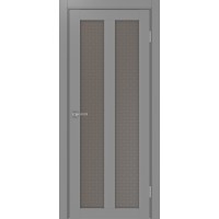 Турин 521.22, цвет серый, заполнение Пунта бронзовое, размер 200*80 см.