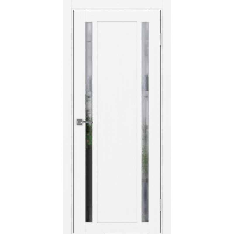 Межкомнатная дверь Турин 522.212, цвет белый лёд, заполнение Мору, размер 200*80 см.