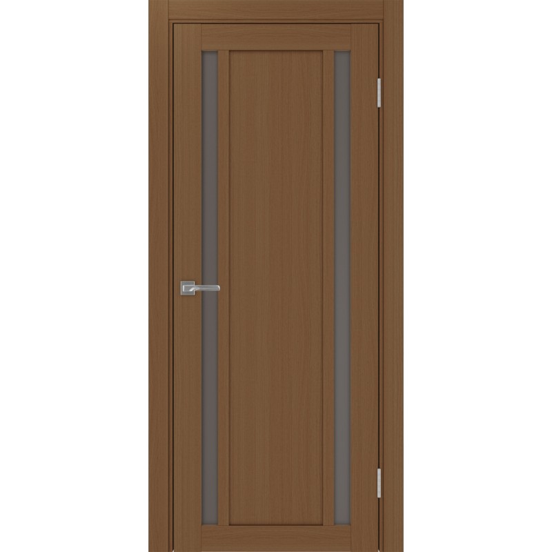 Межкомнатная дверь Турин 522.212, цвет орех NL, заполнение Бронза матовое, размер 200*80 см.