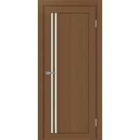 Турин 556.21, цвет Орех NL стекло LACбелый, размер 80*200 см.