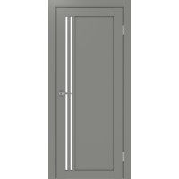 Турин 556.21, цвет Серый стекло LACбелый, размер 80*200 см.