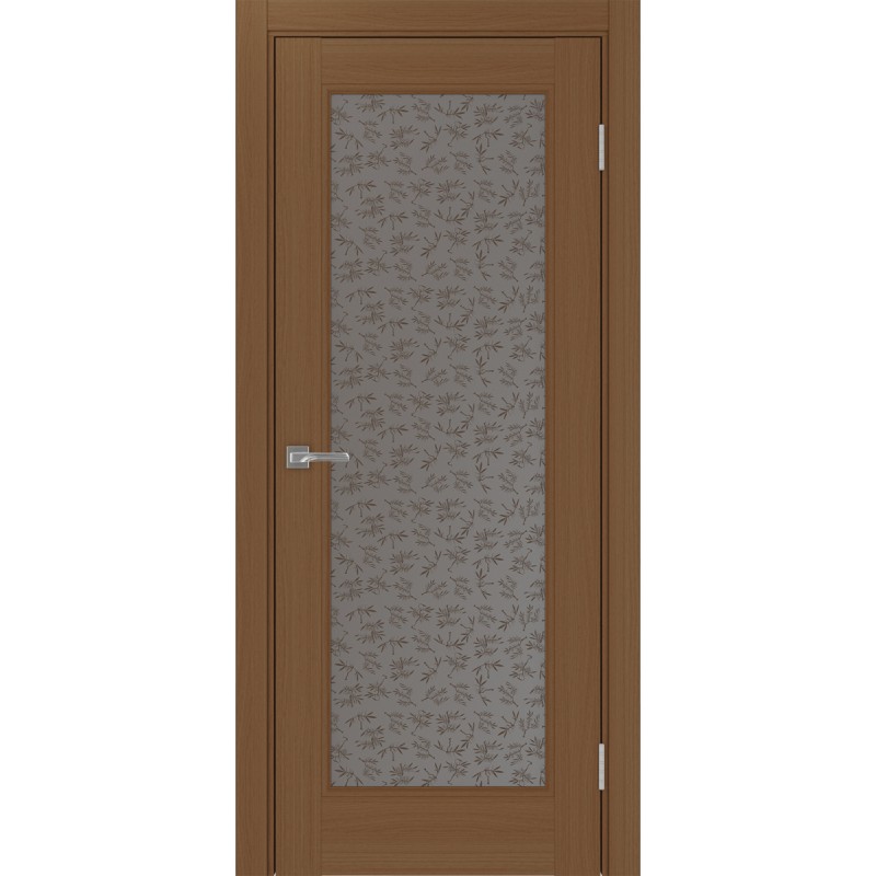 Межкомнатная дверь Турин Neo 501.2, цвет орех NL, заполнение Дали бронзовое, размер 200*80 см.