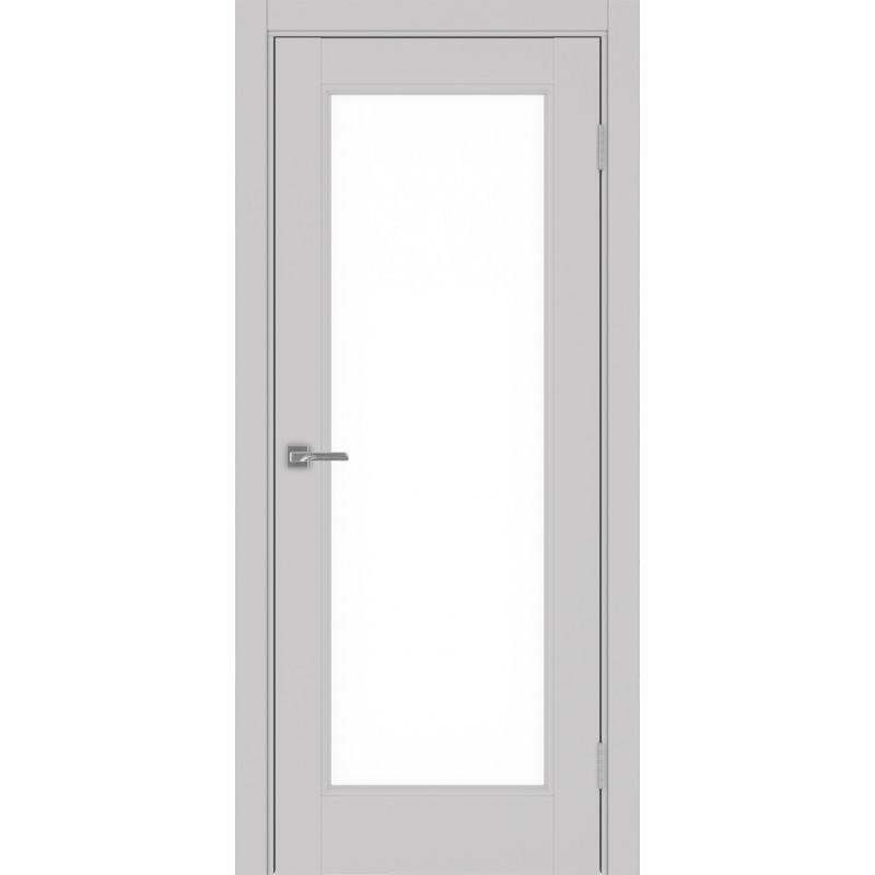 Межкомнатная дверь Турин Neo 501.2, цвет пепельный, заполнение LACбелый, размер 200*80 см.