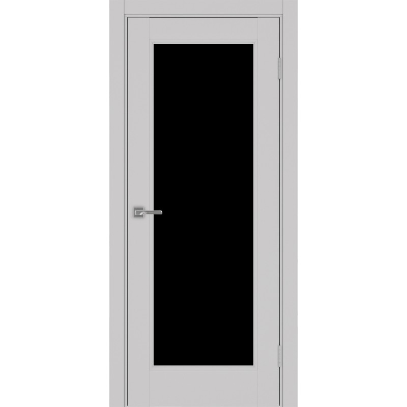 Межкомнатная дверь Турин Neo 501.2, цвет пепельный, заполнение LACчерный, размер 200*80 см.
