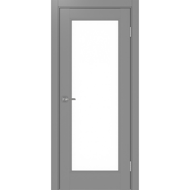 Межкомнатная дверь Турин Neo 501.2, цвет серый, заполнение LACбелый, размер 200*80 см.