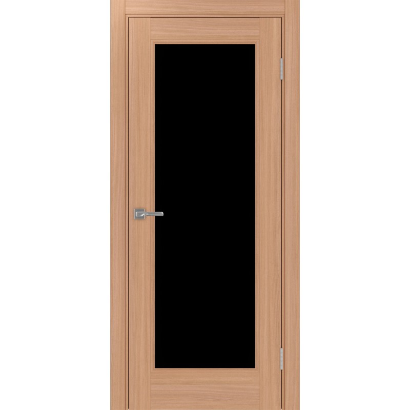 Межкомнатная дверь Турин Neo 501.2, цвет ясень тёмный, заполнение LACчерный, размер 200*70 см.