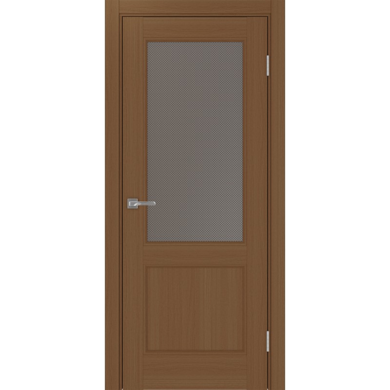 Межкомнатная дверь Турин Neo 502.21, цвет орех NL, заполнение Пунта бронзовое, размер 200*80 см.