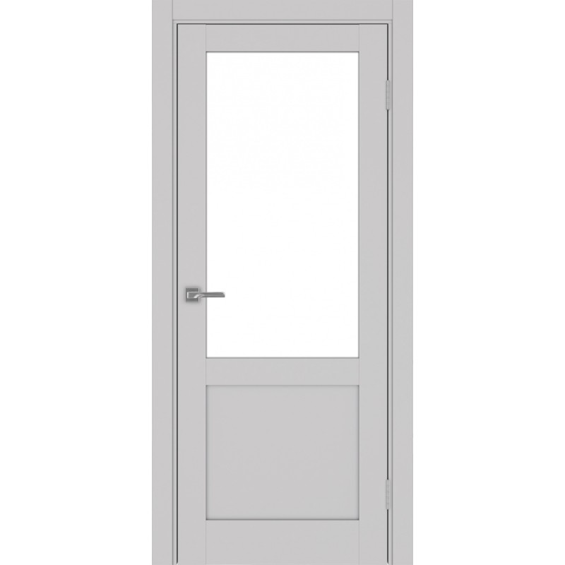 Межкомнатная дверь Турин Neo 502.21, цвет пепельный, заполнение LACбелый, размер 200*80 см.