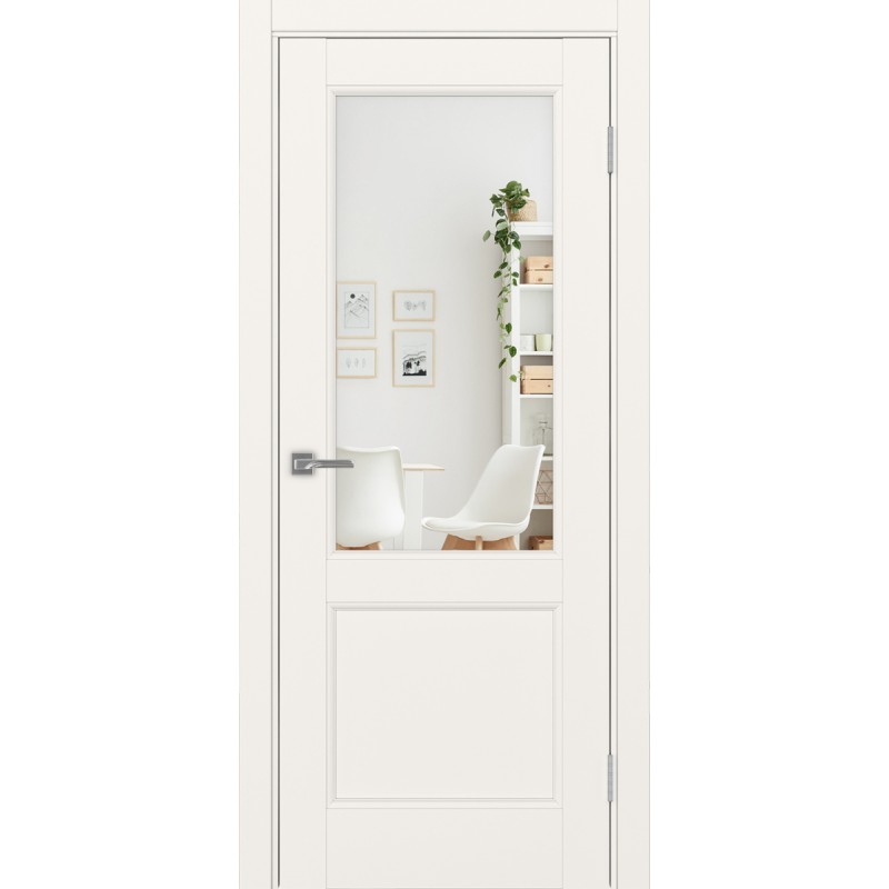 Межкомнатная дверь Турин Neo 502.21, цвет, бежевый, заполнение Зеркало/Зеркало, размер 200*80 см.