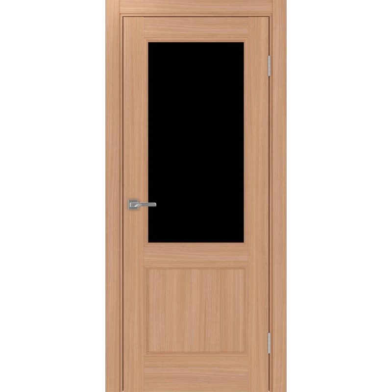 Межкомнатная дверь Турин Neo 502.21, цвет ясень тёмный, заполнение LACчерный, размер 200*80 см.