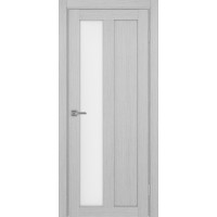 Турин 521.21, цвет Дуб Серый FL стекло Мателюкс, размер 80*200 см.