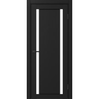 Турин 522AПП.212, цвет Антрацит молдинг алюм.чёрн стекло LACбелый, размер 80*200 см.