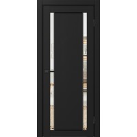 Турин 522AПП.212, цвет Антрацит молдинг алюм.чёрн стекло Зеркало/Зеркало, размер 80*200 см.