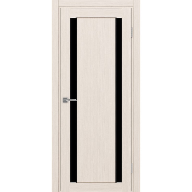 Межкомнатная дверь Турин 522.212 АПП молдинг SB, цвет ясень перламутровый, заполнение LACчерный, размер 200*80 см.