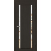 Турин 522AПП.212, цвет Венге FL, молдинг алюм.хром стекло Зеркало/Зеркало, размер 80*200 см.