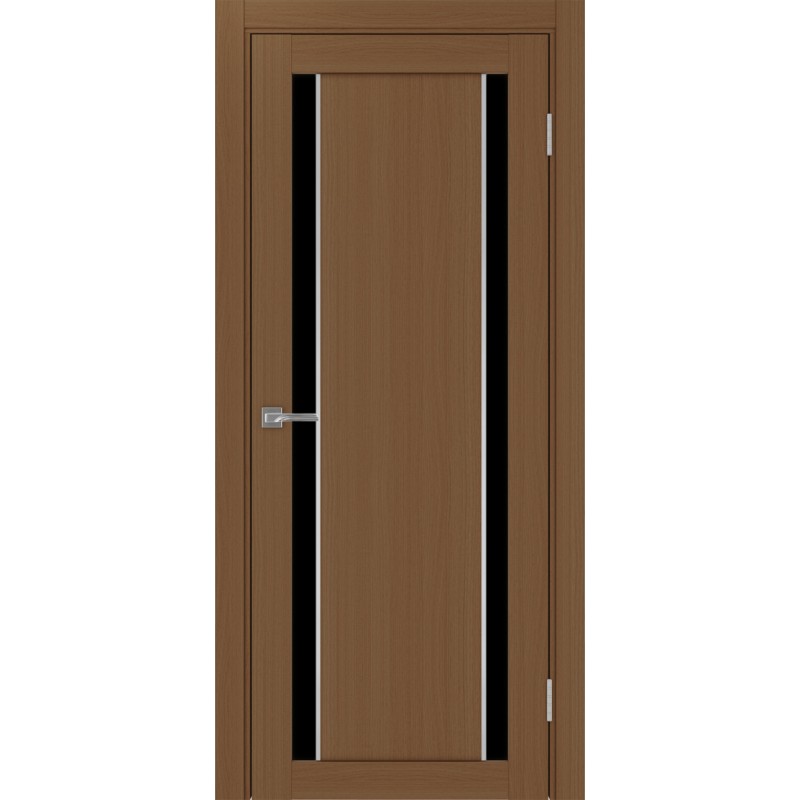 Межкомнатная дверь Турин 522.212 АПП молдинг SC, цвет орех NL, заполнение LACчерный, размер 200*80 см.