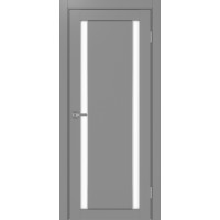 Турин 522AПП.212, цвет Серый молдинг алюм.хром стекло LACбелый, размер 80*200 см.