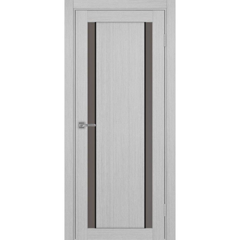 Межкомнатная дверь Турин 522.212 АПС молдинг SB, цвет дуб серый FL, заполнение Бронза матовое, размер 200*80 см.